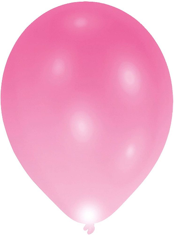 Led Latexballon Set Luftballons Cm Pink Latexballons